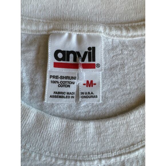 VTG 2001 US Air Force Military Americana 911 Anti Terrorist M Anvil Wht T-shirt - Picture 2 of 6